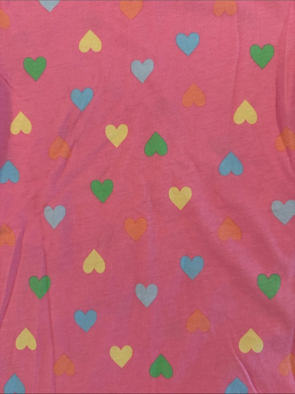 Garanimals Pink Short Sleeve Tee with Multicolor Heart Print